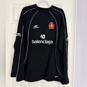 Balenciaga Paris Soccer Long Sleeve Shirt